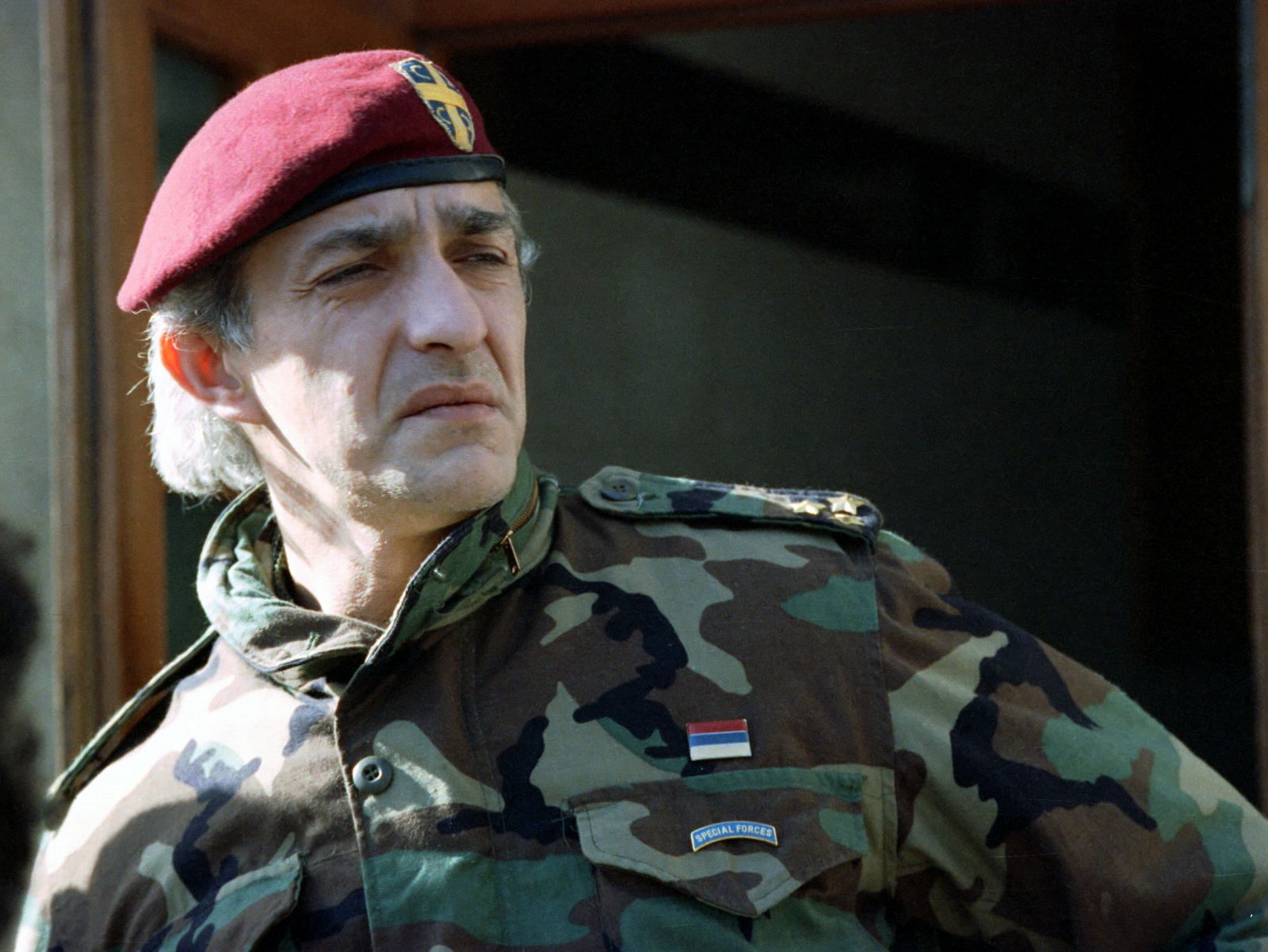 Foto de arcchivo del ex comandante serbio Dragan Vasilijkovic, acusado de cometer crímenes atroces en la Guerra de los Balcanes.