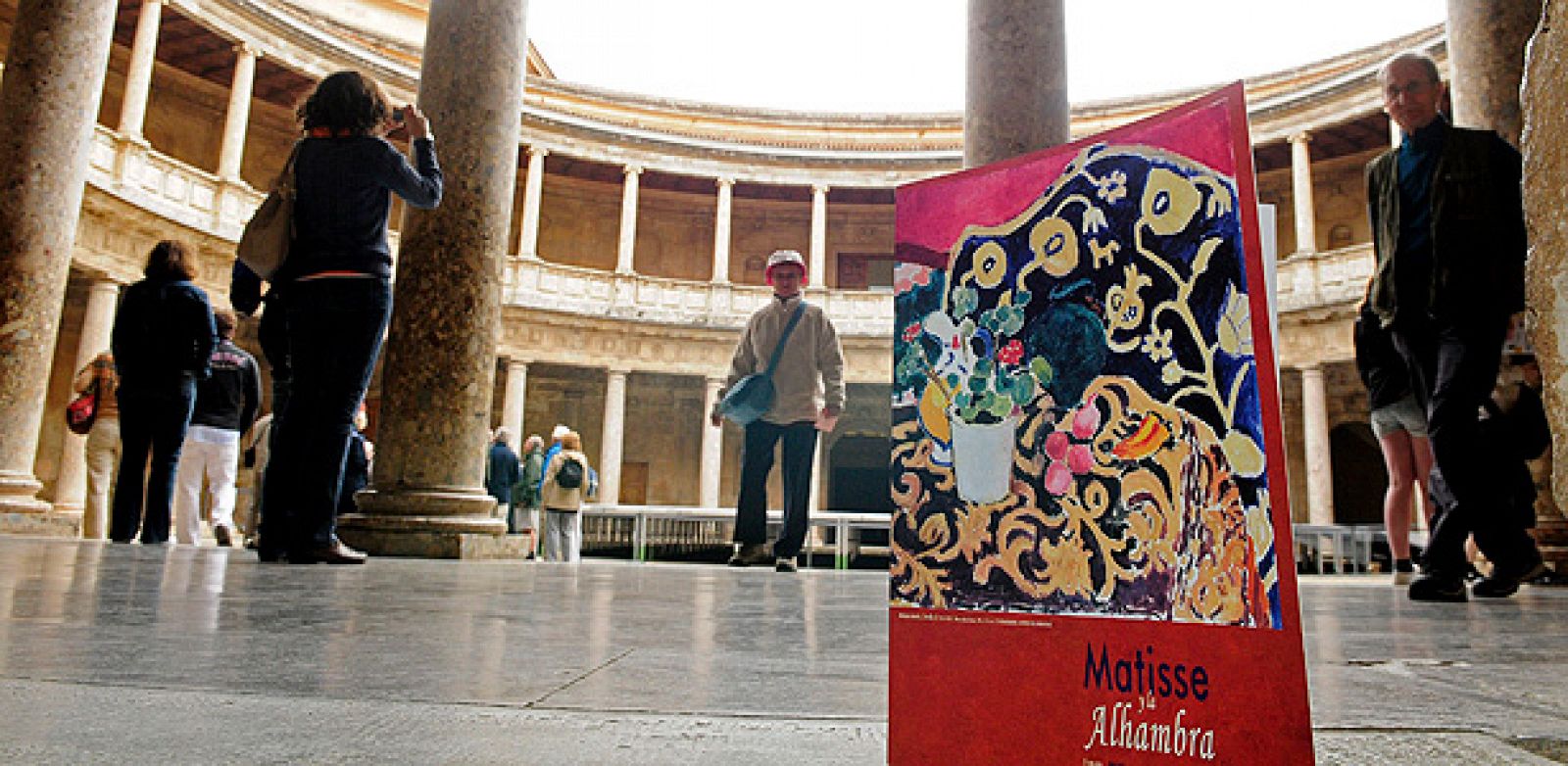 Cartel anunciador de la exposición "Matisse y la Alhambra (1910-2020)".