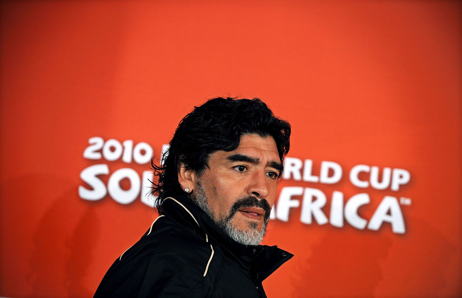 El técnico de la selección de Argentina, Diego Maradona