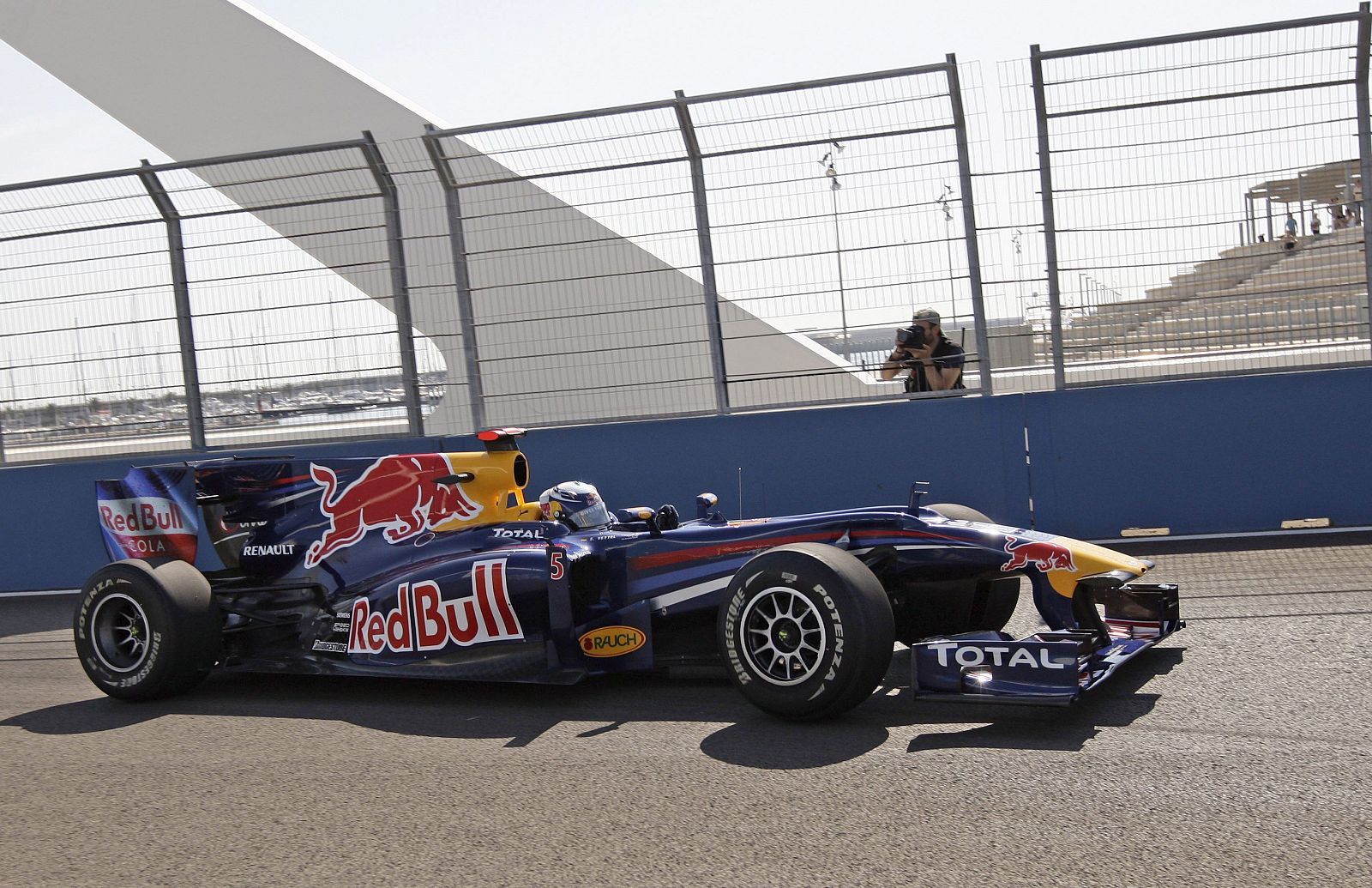 El piloto alemán de Fórmula Uno Sebastian Vettel, de Red Bull.