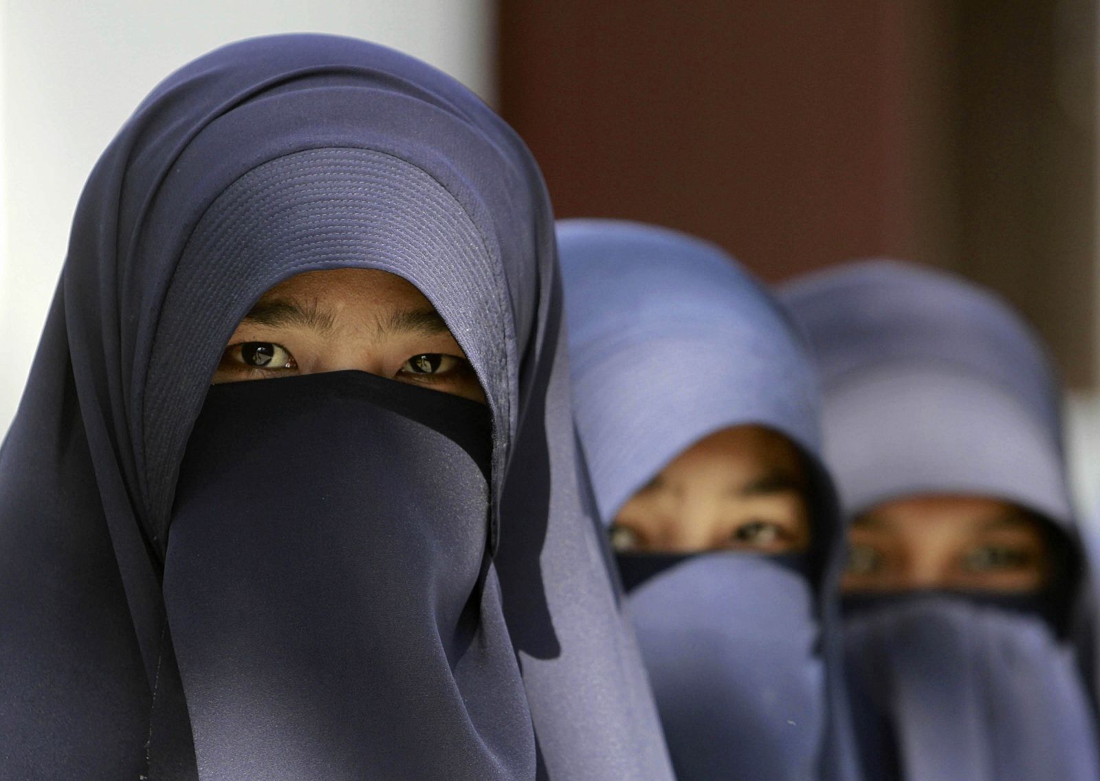 Mujeres con niqab