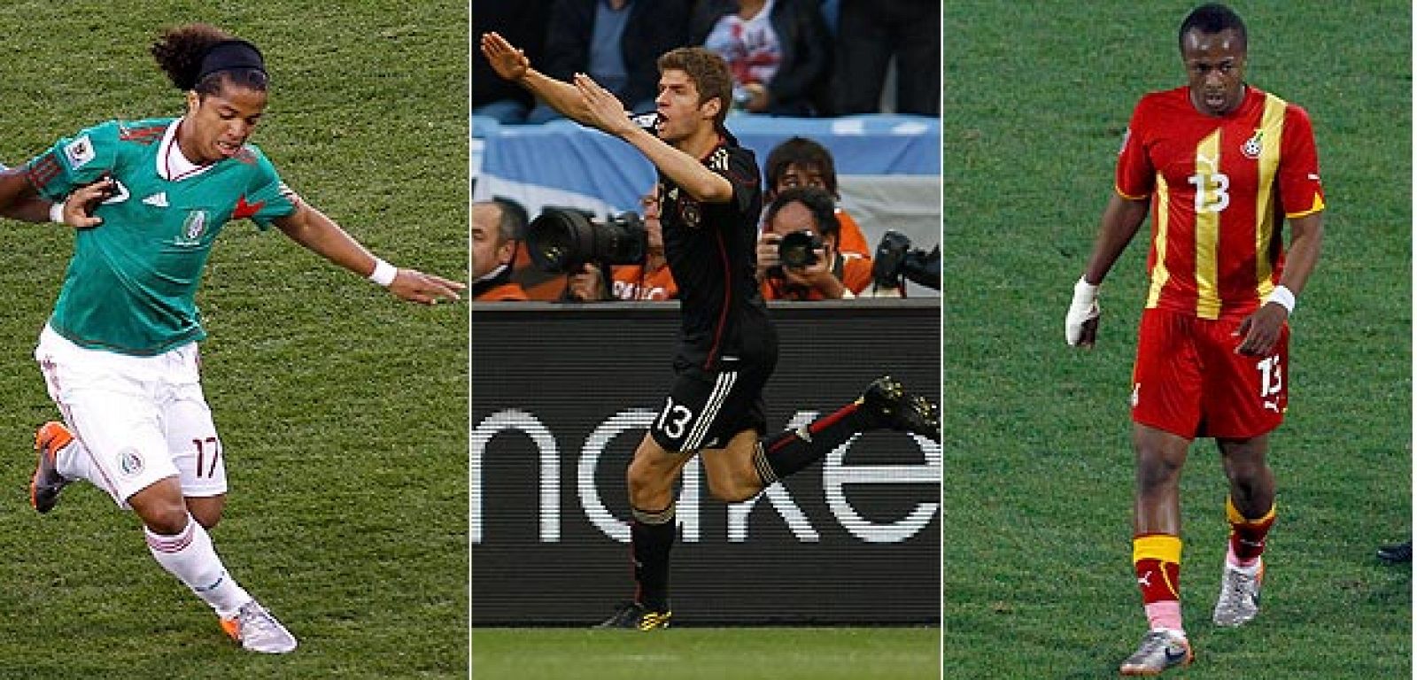 Dos Santos, Müller y Ayew son los candidatos al mejor joven del Mundial.