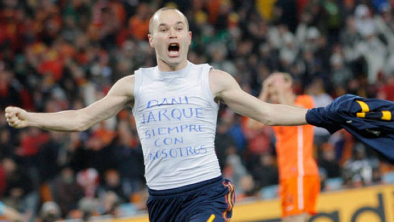 Iniesta ha sido el autor del gol más importante de la historia del fútbol español, el conseguido en la final del Mundial de Sudáfrica 2010.