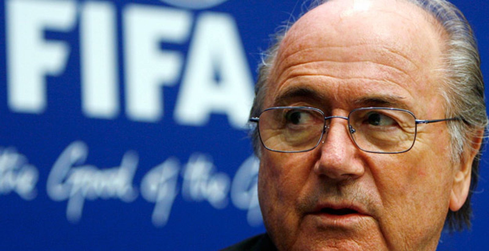 Joseph Blatter, presidente del máximo organismo del fútbol internacional, la FIFA.