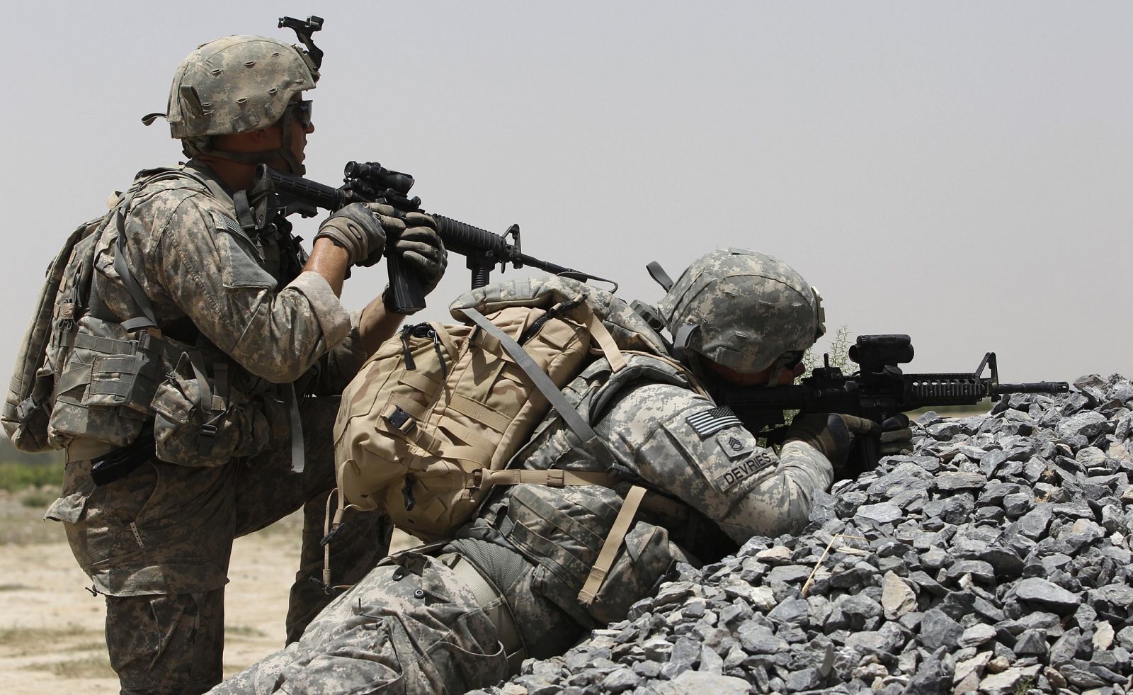 Las tropas internacionales esperan poder retirarse de Afganistán en 2014.