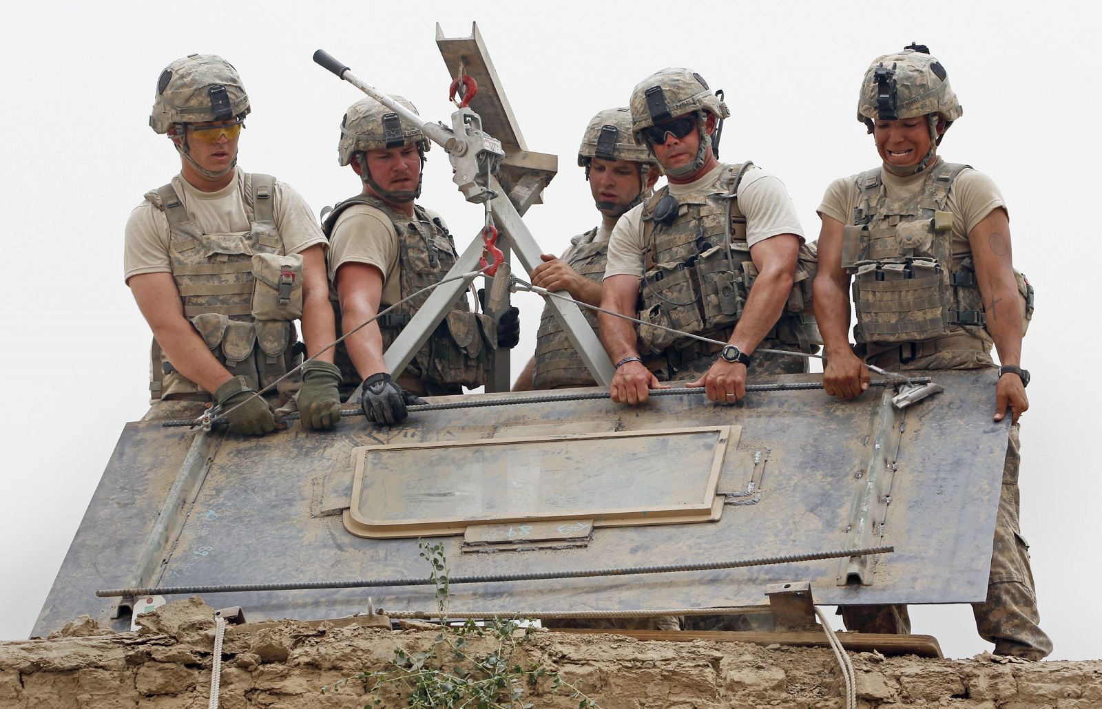 Soldados de EE.UU. en Kandahar (Afganistán)