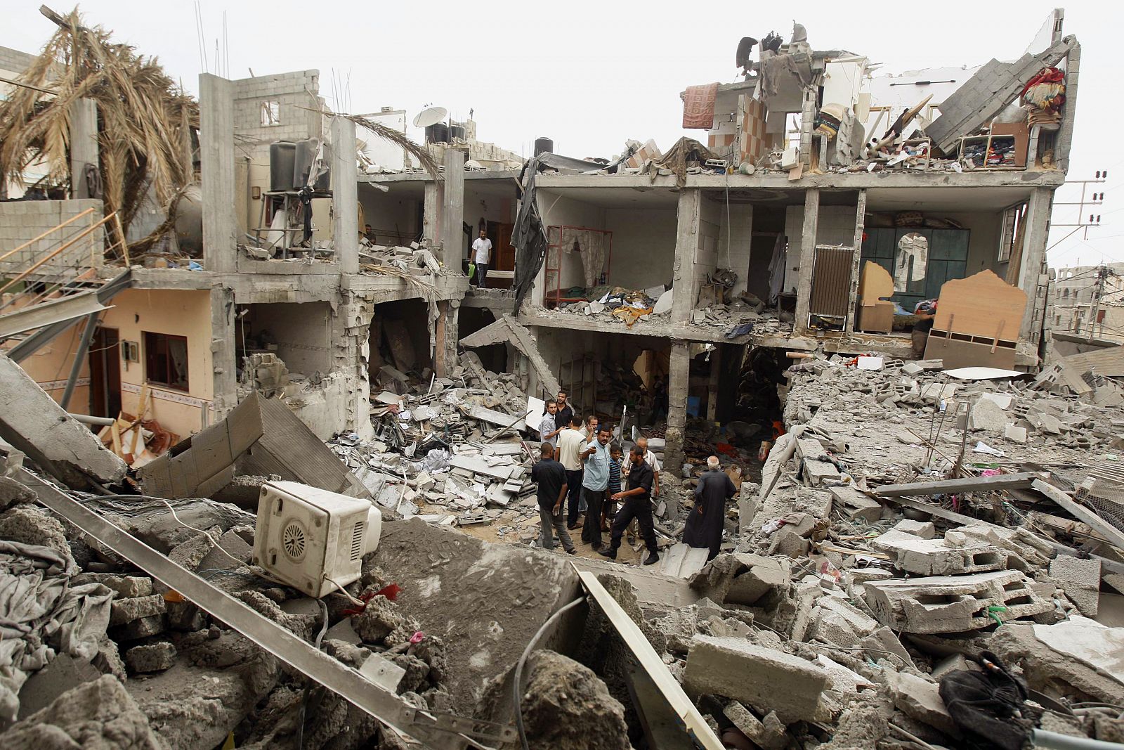 Así ha quedado la casa en Gaza tras la explosión
