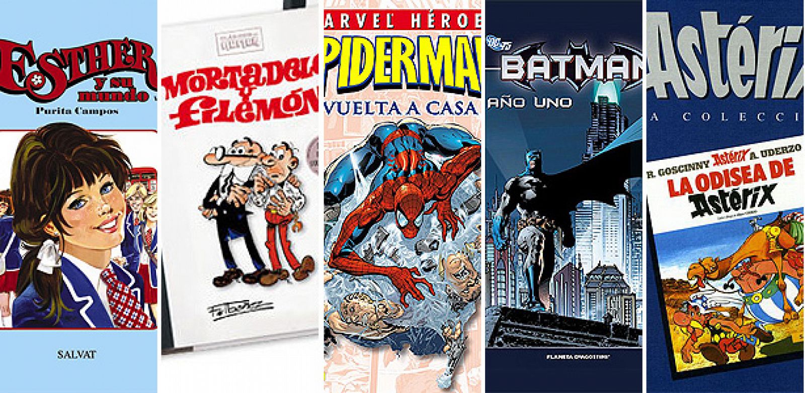 Esther, Mortadelo y Filemón, Marvel Héroes, Batman y Astérix, coleccionables para septiembre