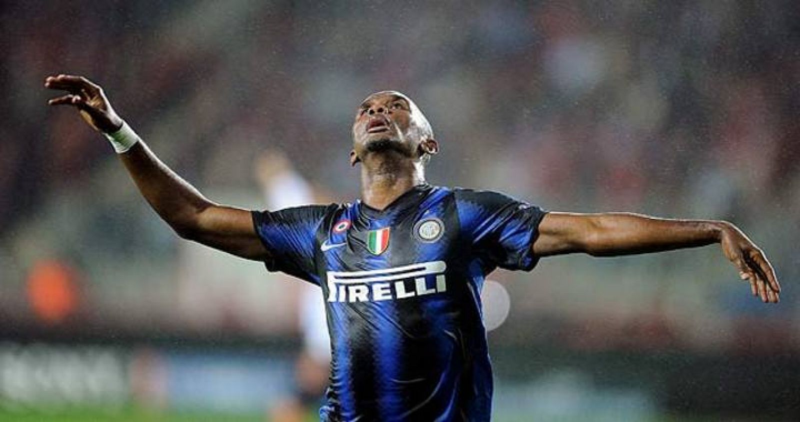 El jugador del Inter de Milan, Samuel Etoo.