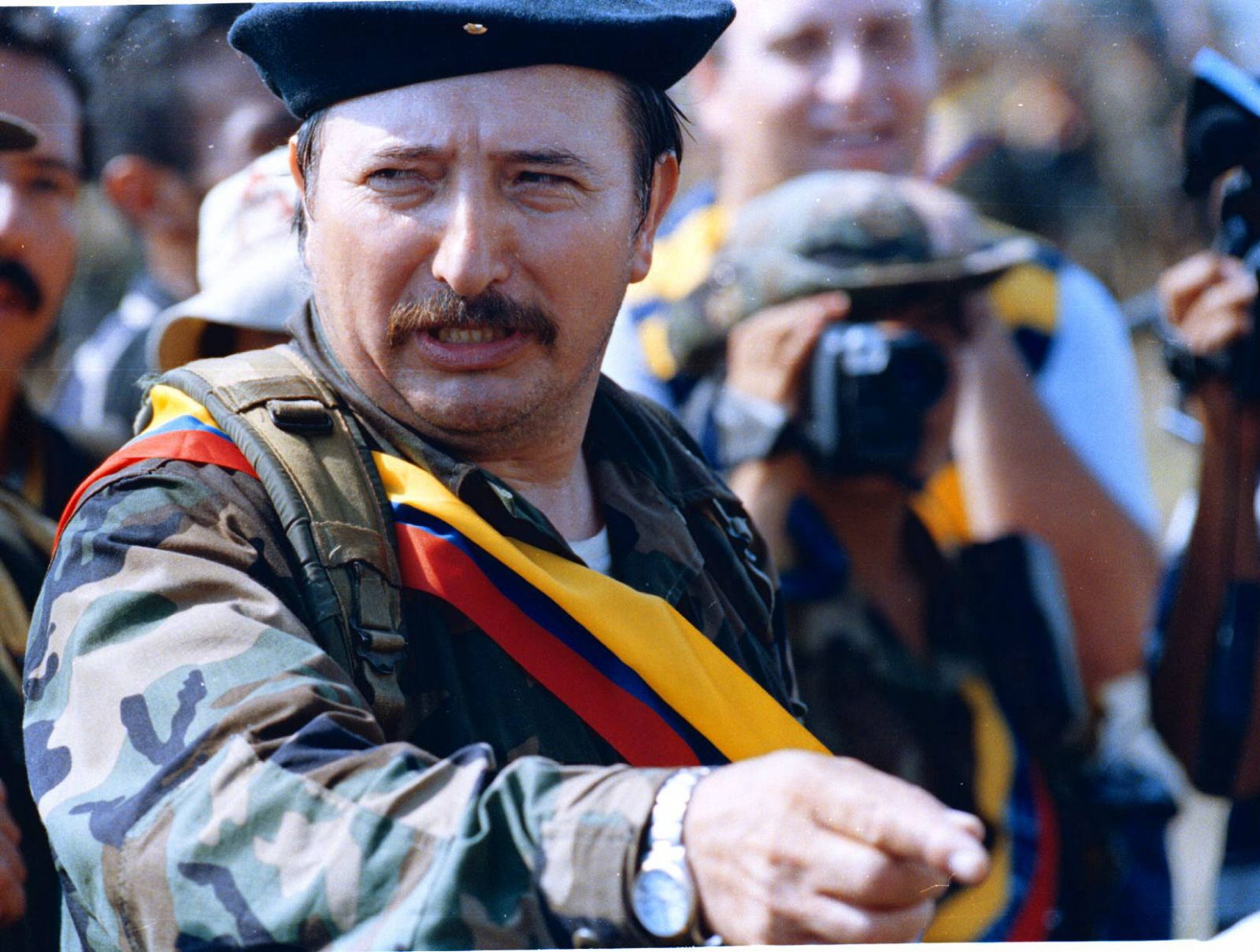 Fotografía de archivo del líder de la guerrila de las FARC, alias "Mono Jojoy"