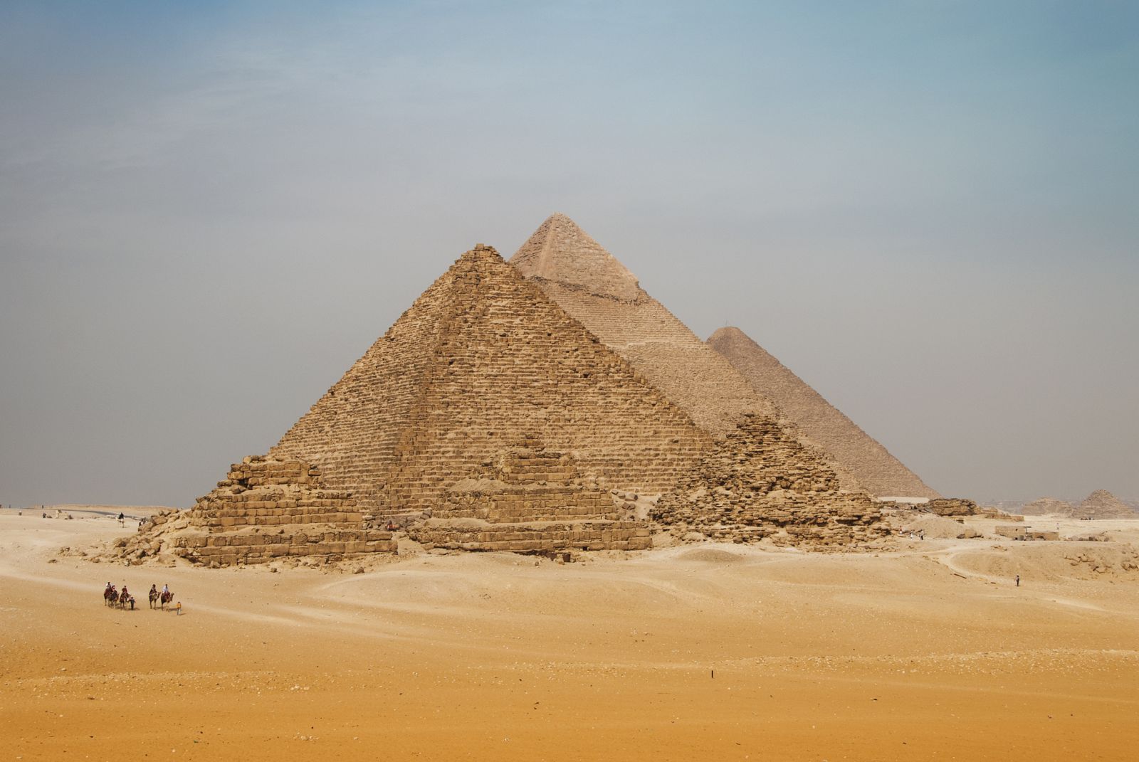 Las Pirámides de Giza, en Egipto