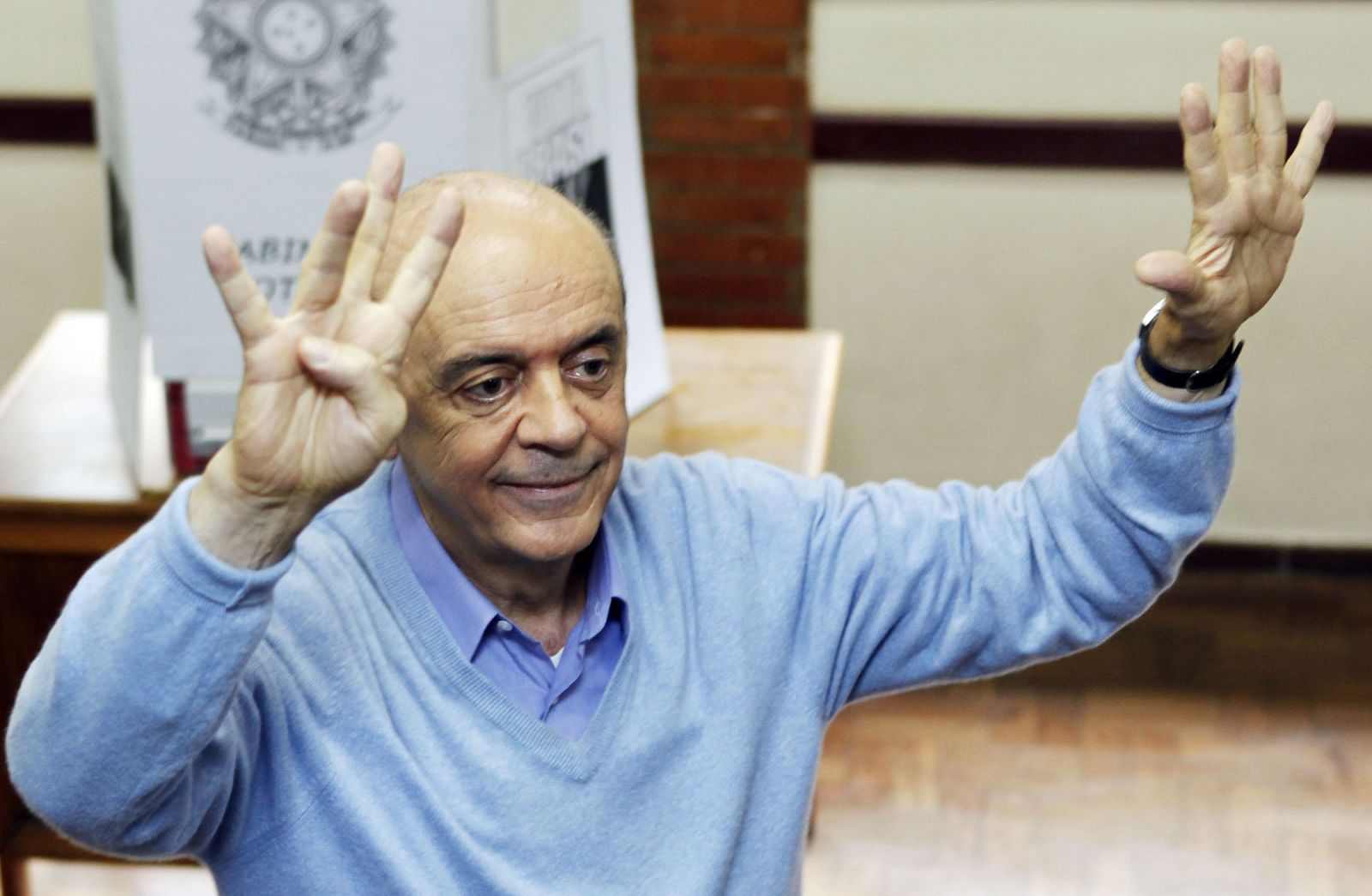 El candidato del Partido de la Social Democracia Brasileña, José Serra