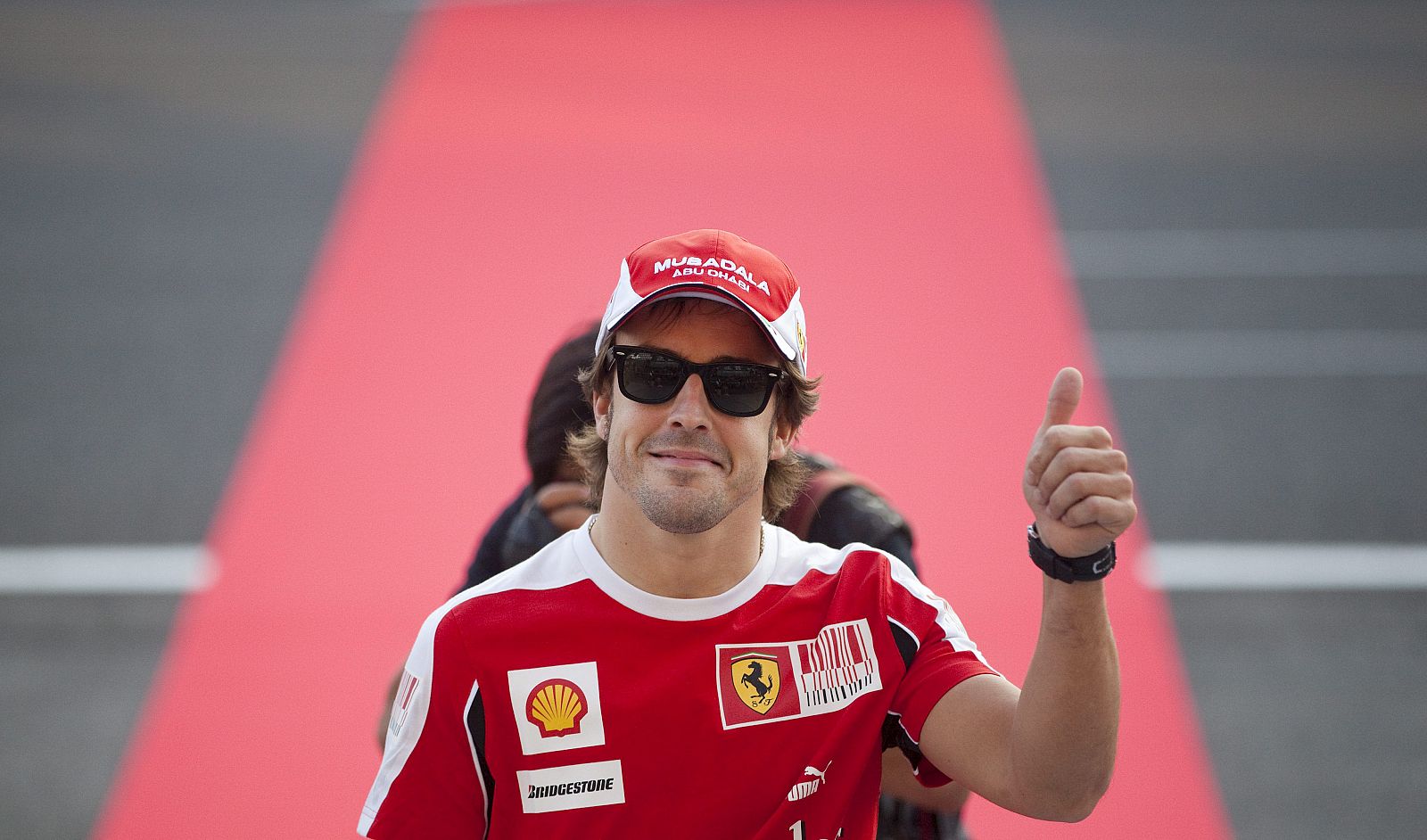 El piloto español de Fórmula Uno Fernando Alonso, de la escudería Ferrari