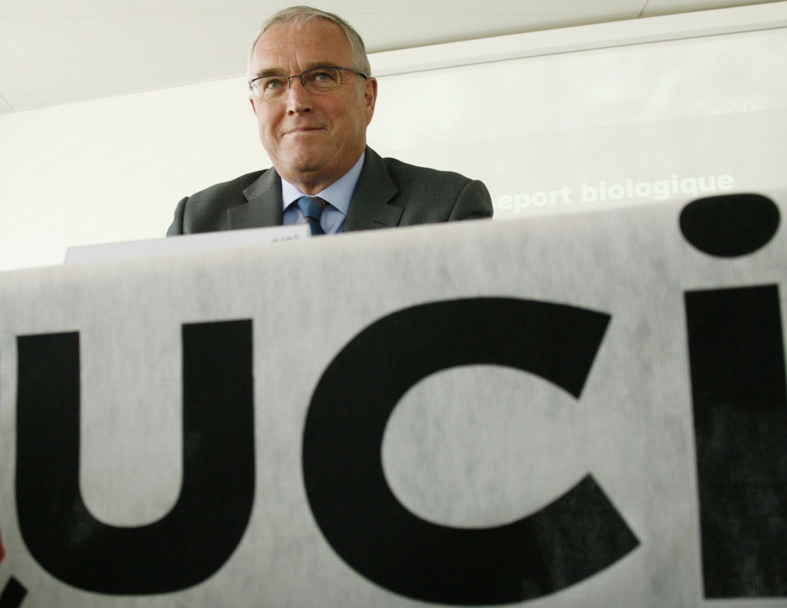 Pat McQuaid, presidente de la Unión Ciclista Internacional (UCI).