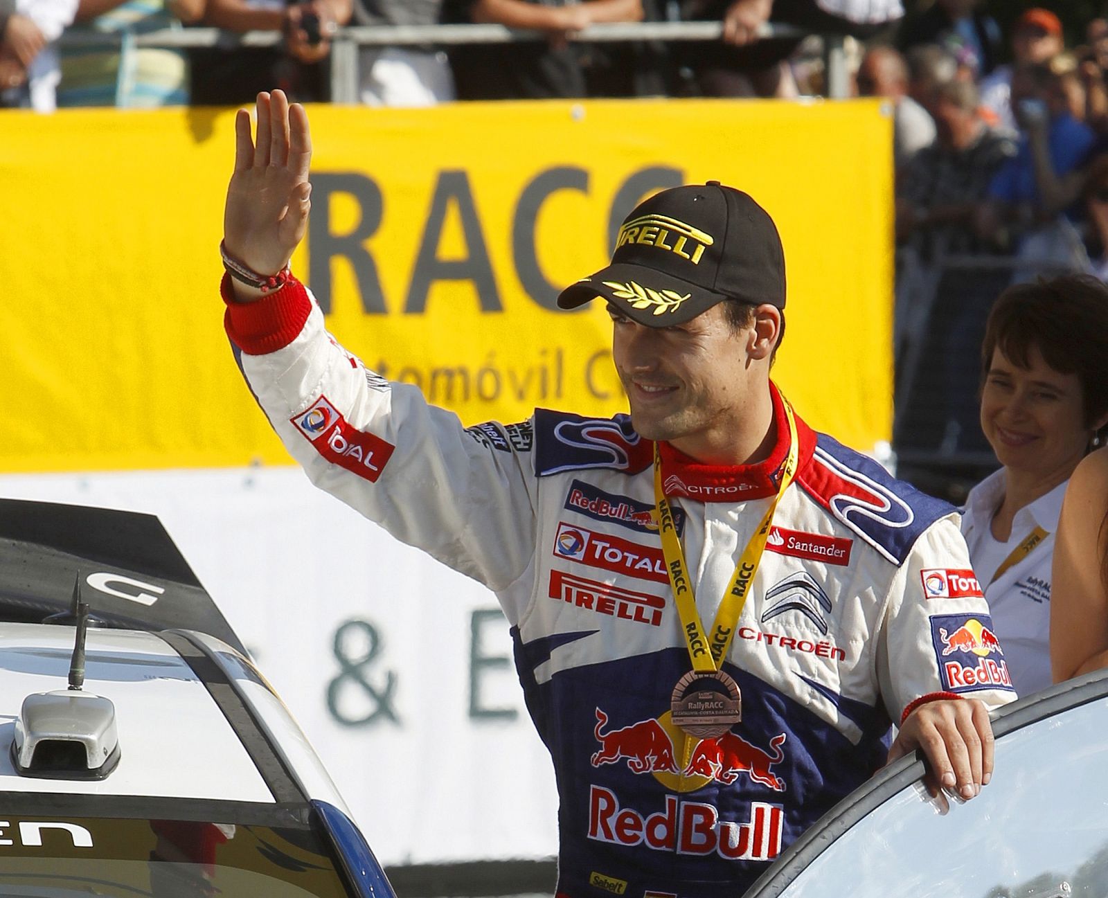 Dani Sordo en el Rally de Tarragona.