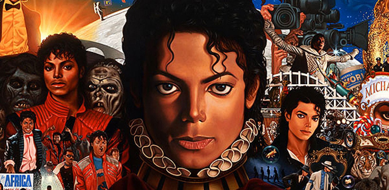 Fragmento de la portada de 'Michael', el nuevo disco de Jackson