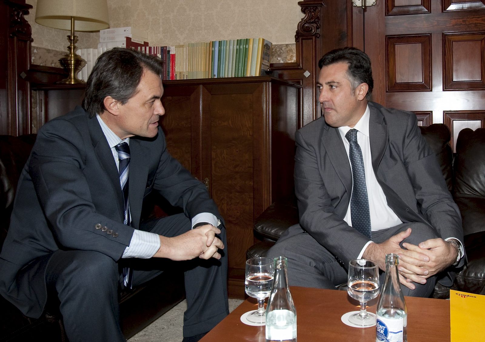 Artur Mas (CiU) se ha reunido con Joan Puigcercós (ERC)