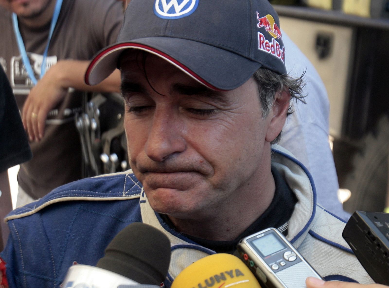 Carlos Sáinz, tras acabar el Dakar en tercer puesto.
