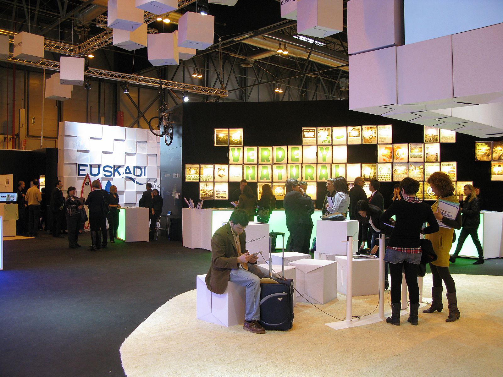 Imágen del pabellón de Euskadi para esta edición de FITUR 2011