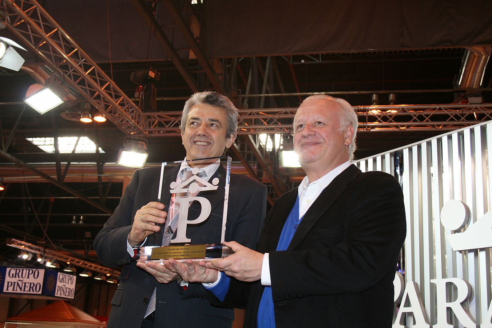 Juan Echanove recoge el Premio Paradores 2010