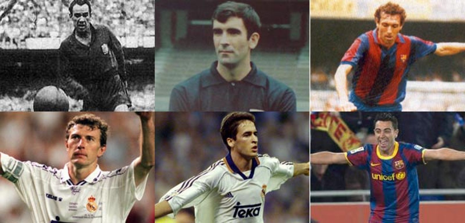 Estos son los seis mejores jugadores de cada década según los internautas de RTVE.es