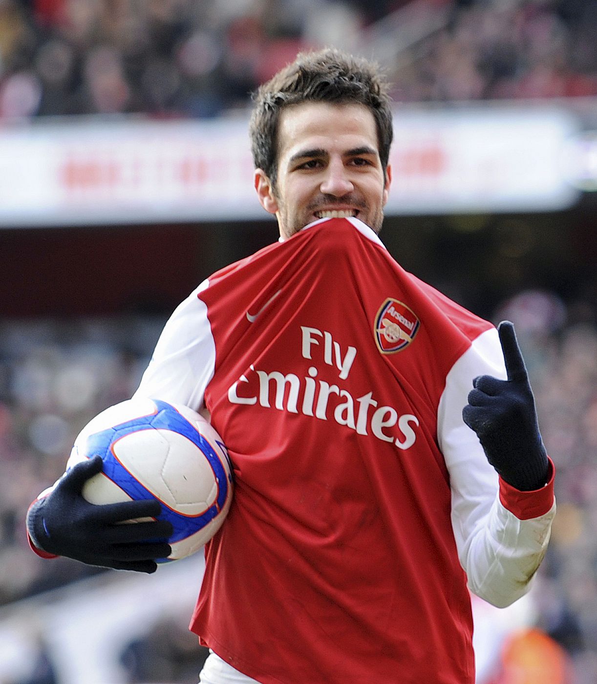 El capitán del Arsenal, Cesc Fabregas.