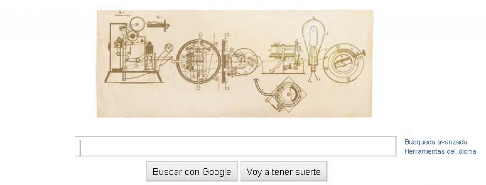 El 'doodle' de Google recuerda el aniversario del inventor Thomas Alva Edison