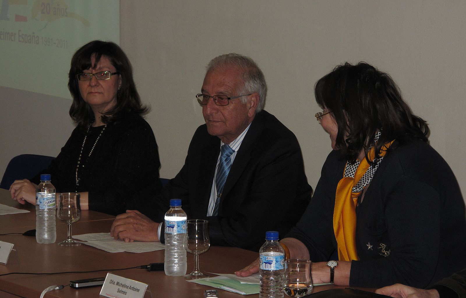 Carlos Martín, durante el encuentro de la Fundación Alzheimer España '¿A dónde va la investigación en la enfermedad?'