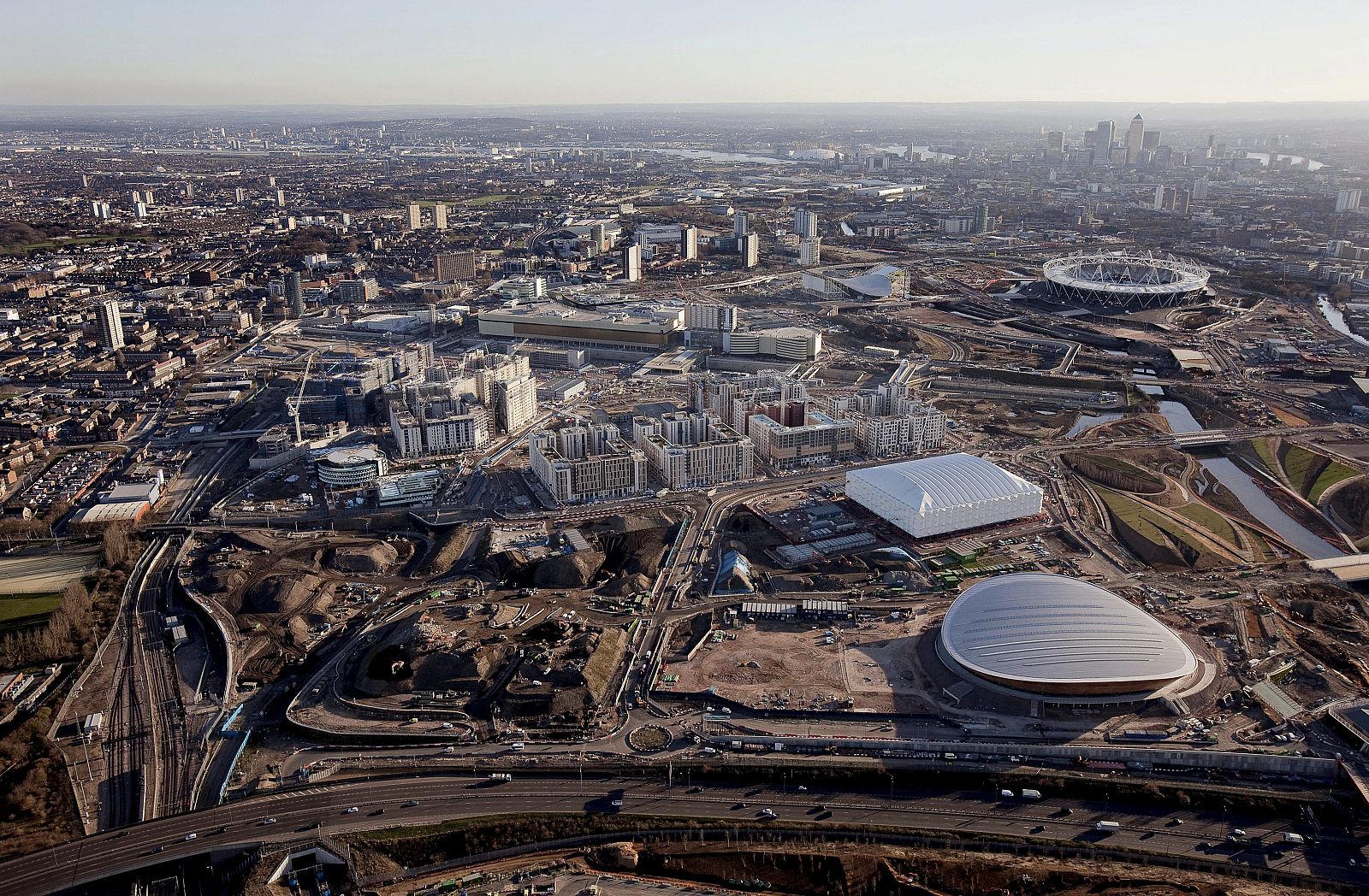 Vista general del Parque Olímpico de Londres 2012.