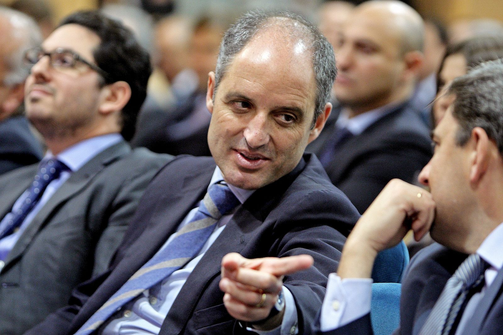 El presidente de la Generalitat Valenciana, Francisco Camps, durante un acto en Valencia