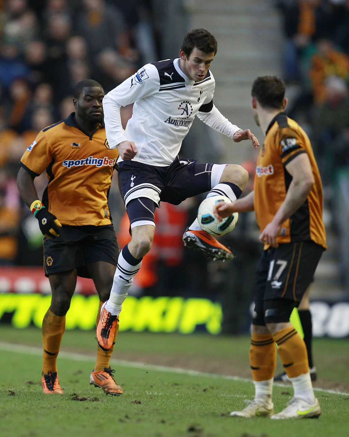 Gareth Bale reapareció el pasado fin de semana ante el Wolverhampton