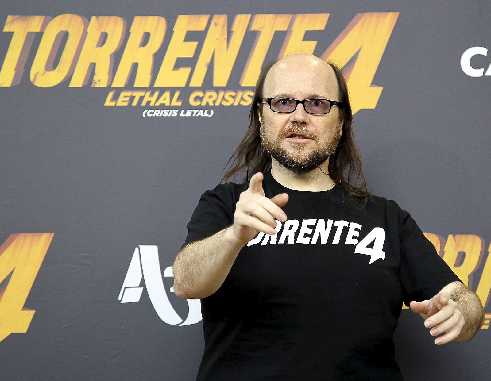 Santiago Segura en la presentación de 'Torrente IV'