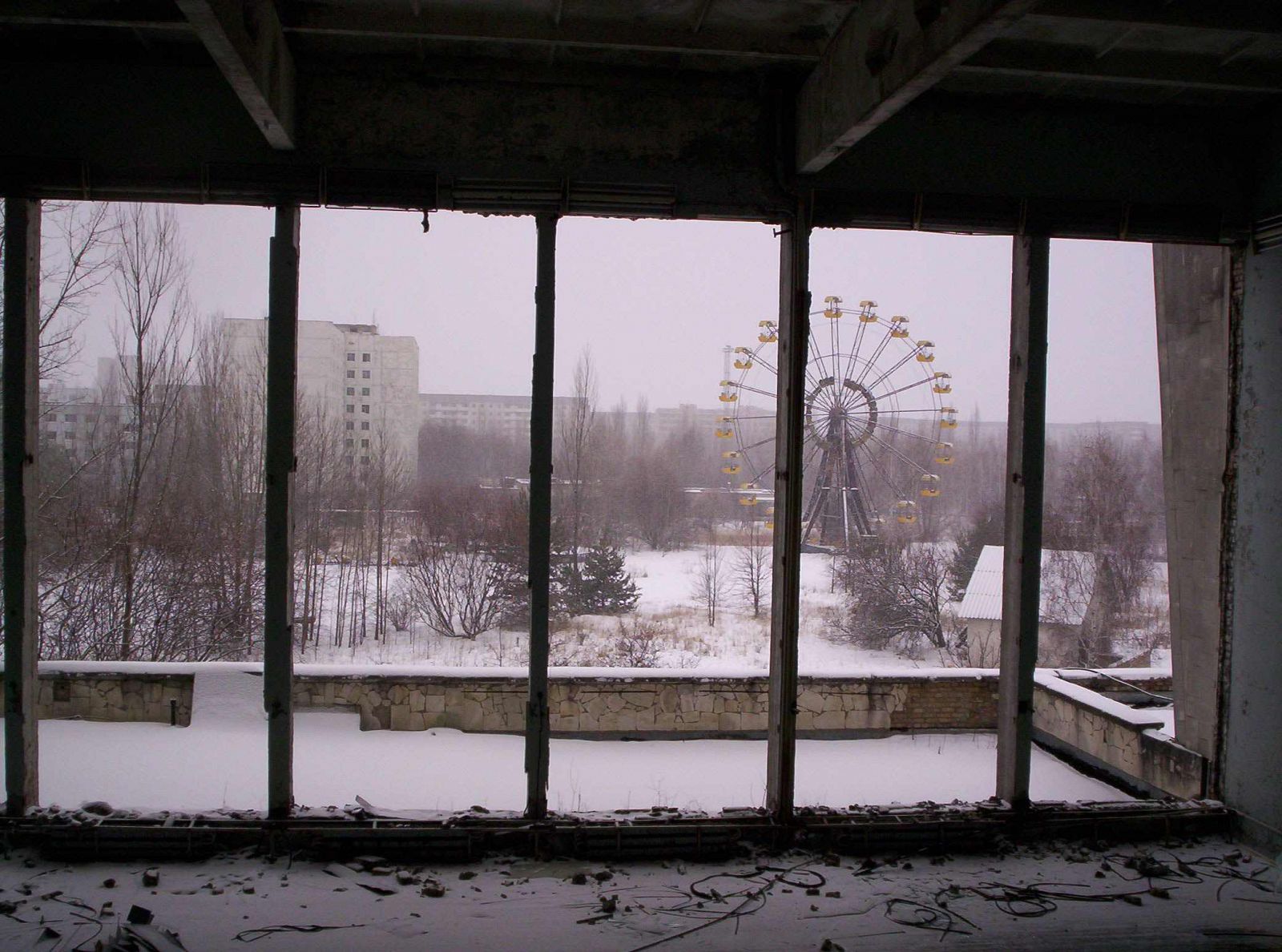 La noria abandonada de Pripyat, un símbolo del accidente de Chernóbil