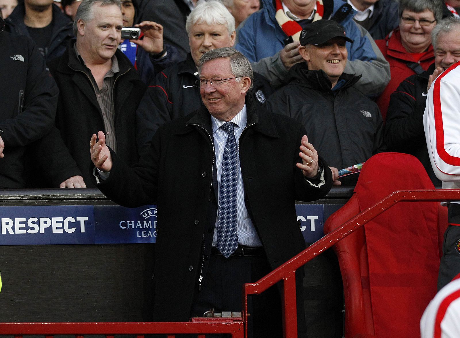 El manager del Manchester United, Alex Ferguson.