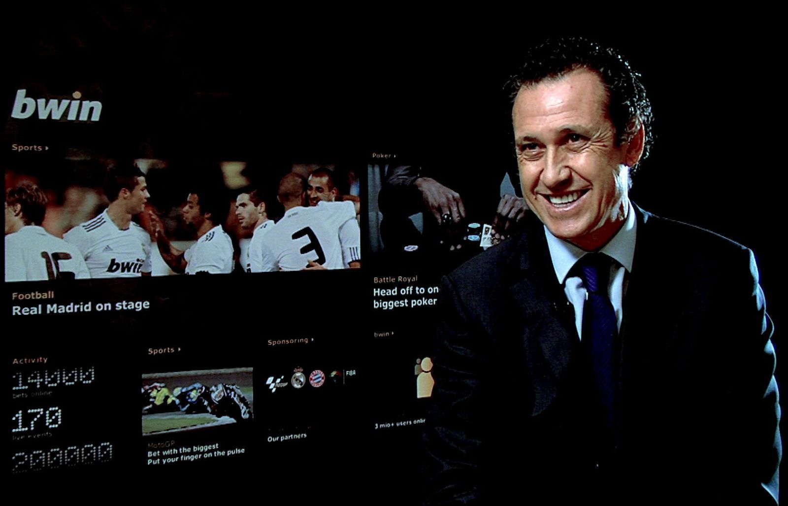 Jorge Valdano, director general del Real Madrid