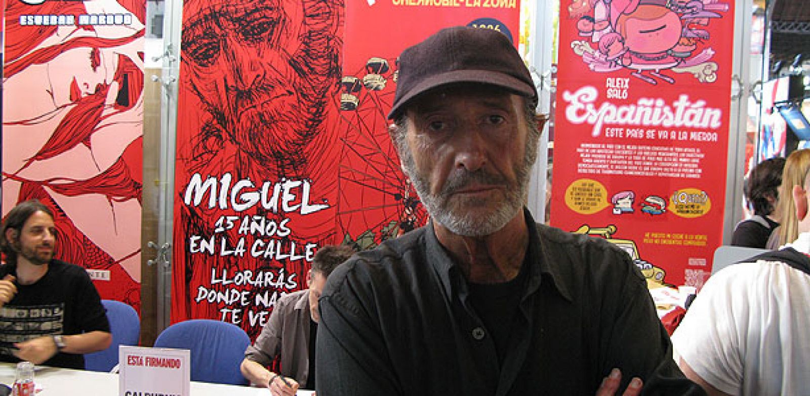 Miguel Fuster en el Salón del Cómic de Barcelona