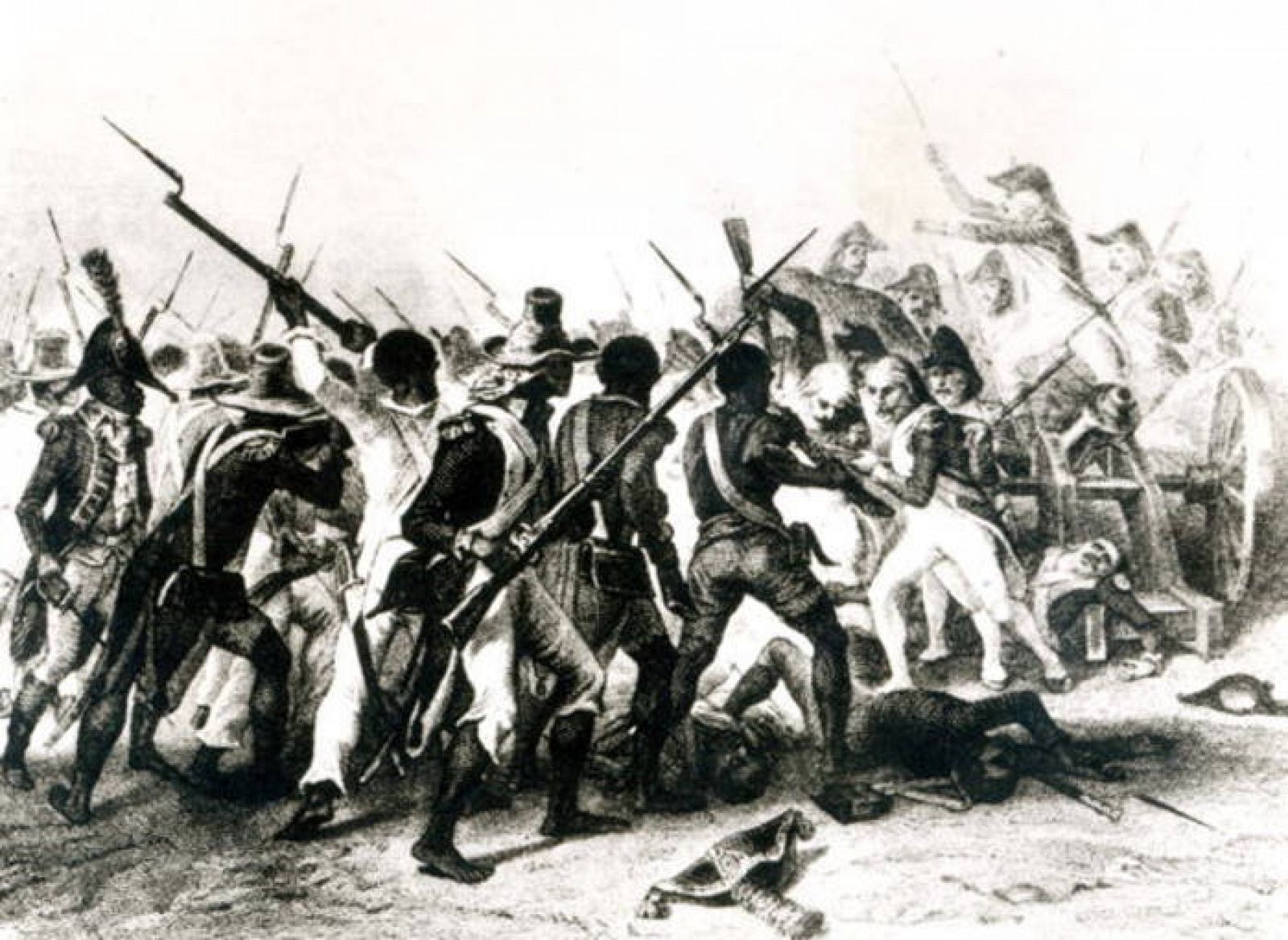 Batalla de Vertiéres, en la que los haitianos vencieron al ejército de Napoleón.