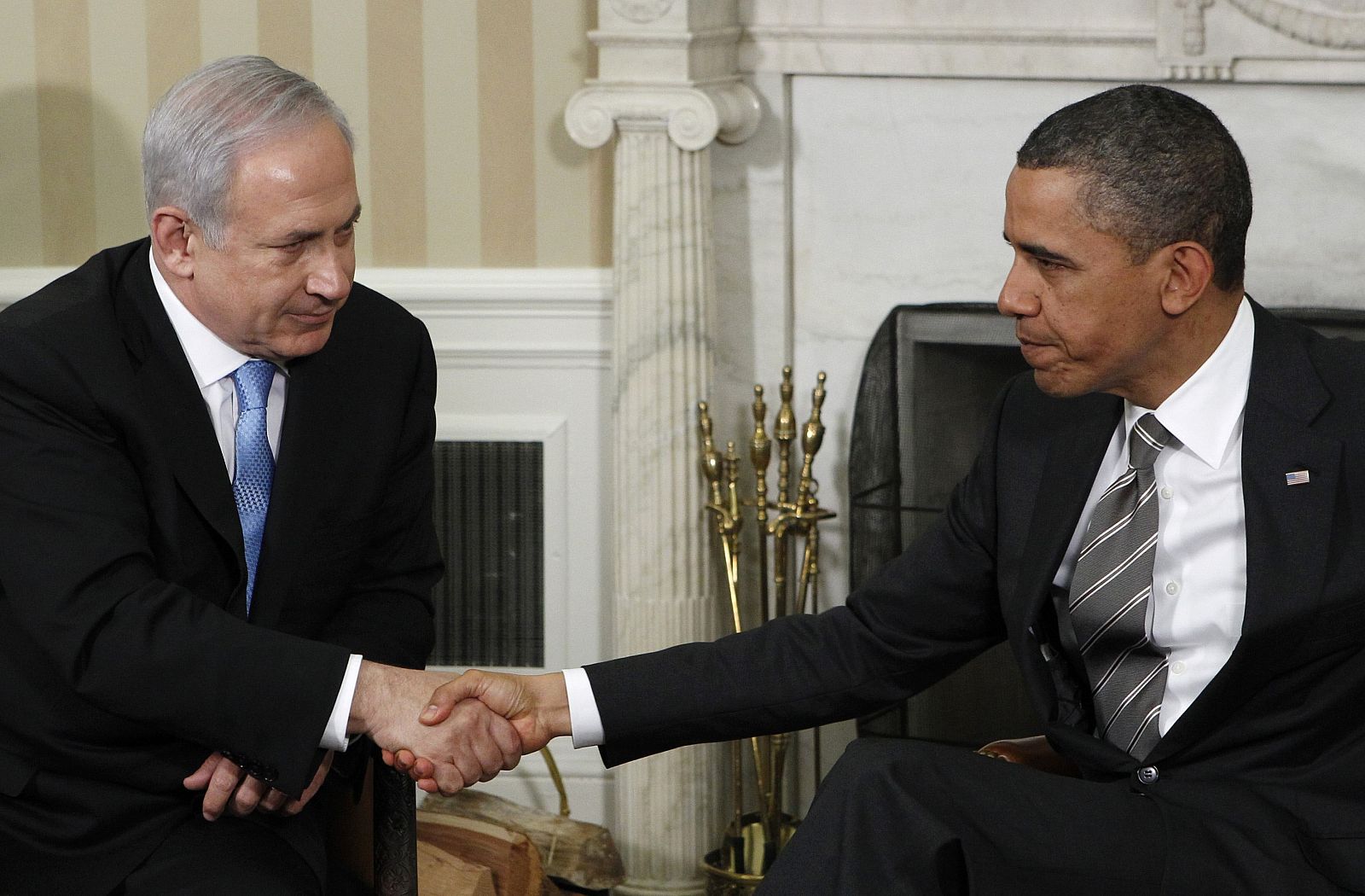 Obama y Netanyahu evidencian sus caras de resignación tras la reunión que han mantenido en Washington