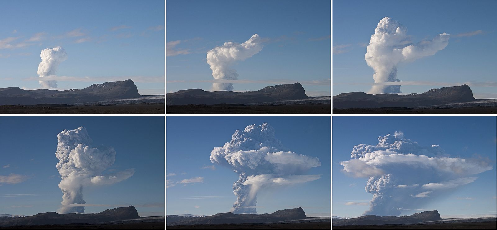 El volcán Grimsvötn registra su mayor erupción en un siglo.