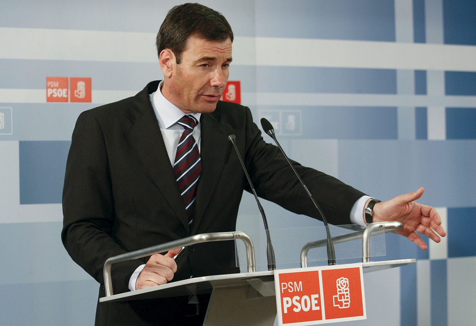 Tomás Gómez, secretario general del PSM-PSOE