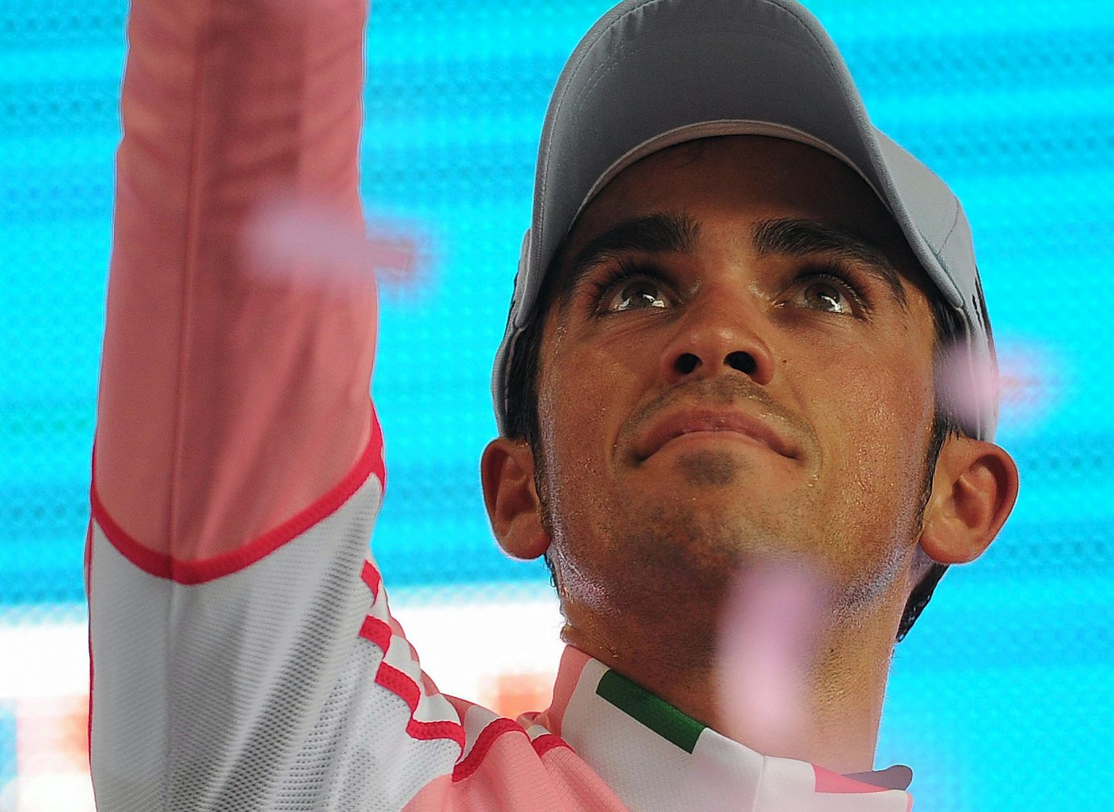 El ciclista español Alberto Contador, del equipo Saxo Bank, en el Giro de Italia