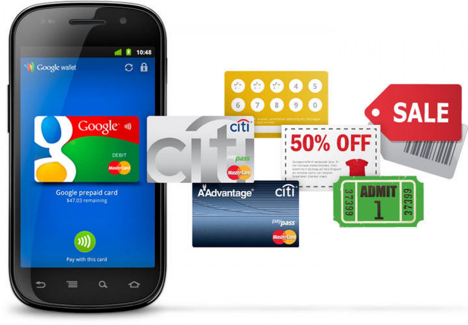 La nueva aplicación, Google Wallet, permitirá el pago con teléfonos móviles de Android