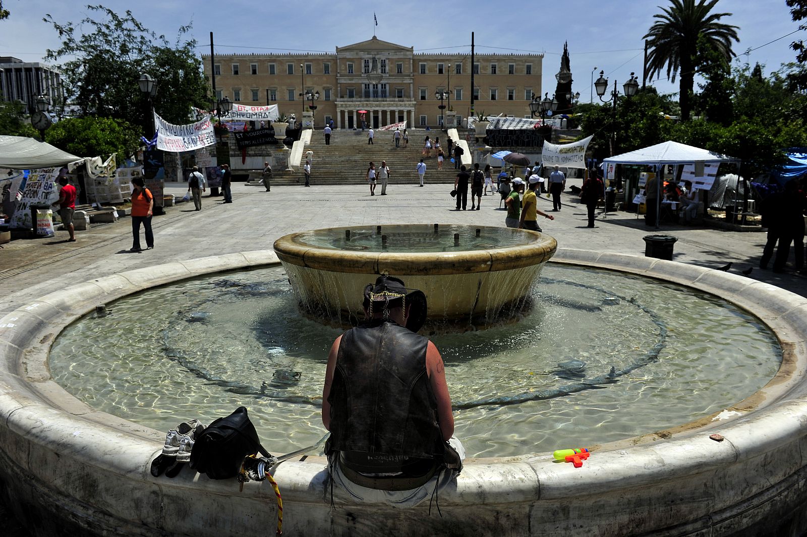 Imagen de la plaza Sintagma de Atenas (Grecia)