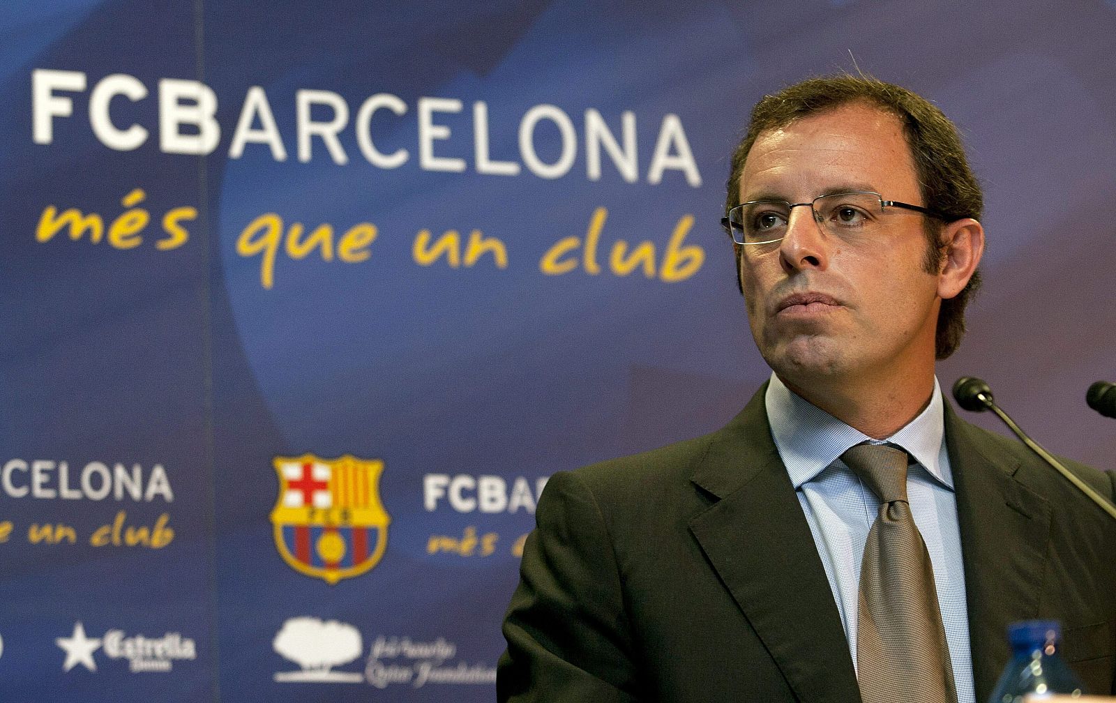 El presidente del FC. Barcelona, Sandro Rosell, en una imagen de archivo.