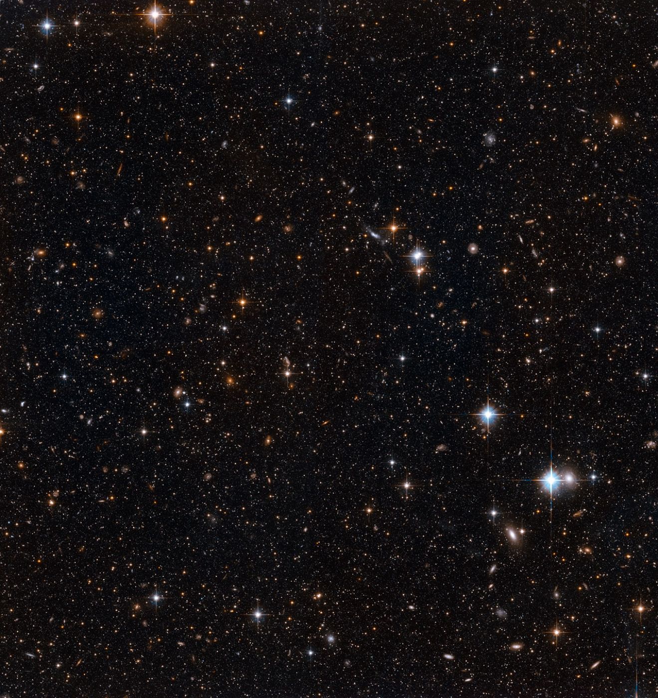 Imagen del disco de Andrómeda captada por el Hubble