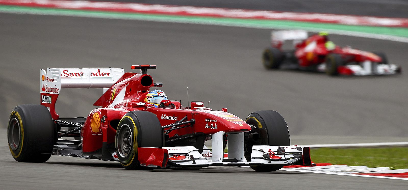 Alonso y Massa están contentos con sus Ferraris