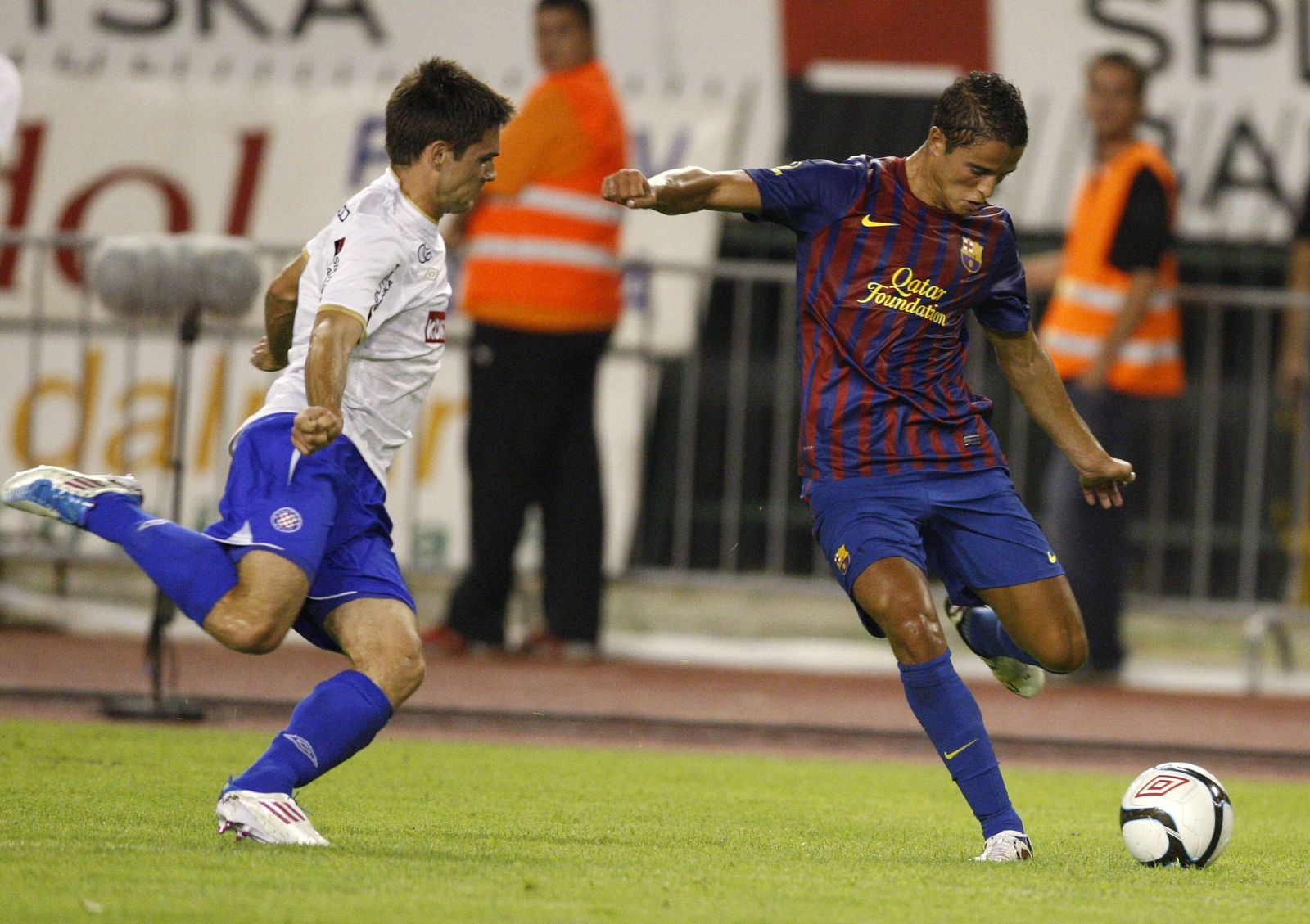 Ibrahim Afellay, en el choque contra el Manchester United.