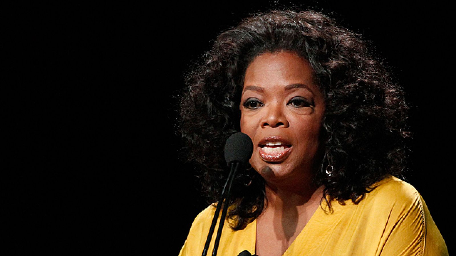 La presentadora estadounidense Oprah Winfrey