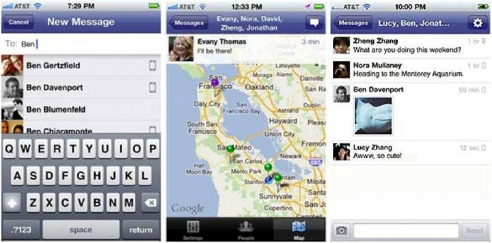 Messenger, la nueva aplicación de Facebook, permite mandar mensajes de texto entre amigos y grupos