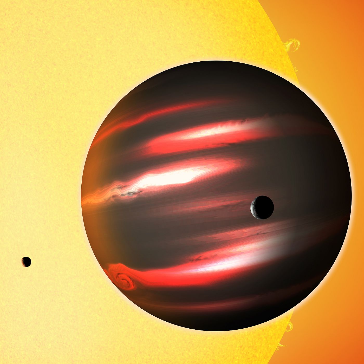 El exoplaneta más oscuro